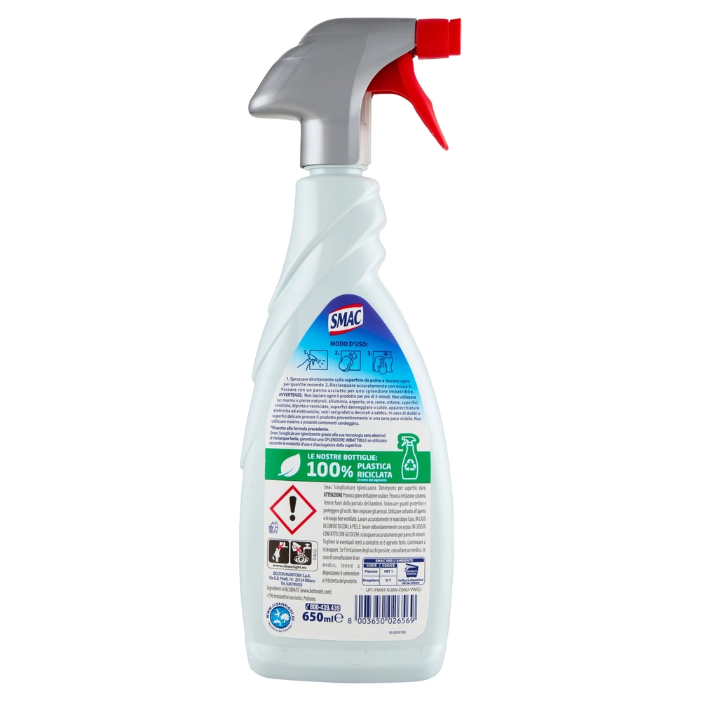 Smac Scioglicalcare igienizzante 650 ml